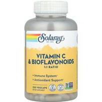 Solaray, Vitaminas C ir bioflavonoidai, 250 daržovių kapsulių