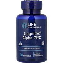 Life Extension, „Cognitex® Alpha GPC“, 30 minkštųjų kapsulių