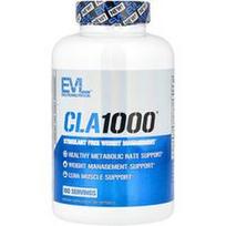 EVLution Nutrition, CLA1000®, svorio reguliavimas be stimuliatorių, 180 minkštųjų kapsulių (1000 mg vienoje minkštojoje kapsulėje)