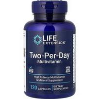 Life Extension, Multivitaminai du per dieną, 120 kapsulių
