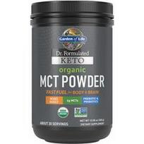 Garden of Life, Dr. Suformuluoti keto, ekologiški MCT milteliai, 10.58 uncijos (300 g)