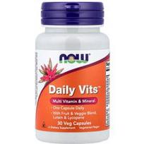 NOW Foods, Daily Vits™, 30 daržovių kapsulių