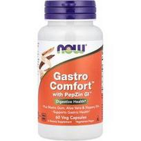 NOW Foods, Gastro Comfort™ su PepZin GI,™ 60 daržovių kapsulių