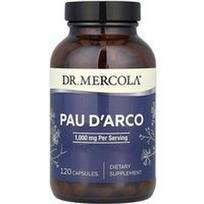 Dr. Mercola, Pau D'Arco, 120 kapsulių (500 mg vienoje kapsulėje)