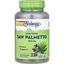 Solaray, Tikros žolelės, sabalpalmė, 580 mg, 180 daržovių kapsulių