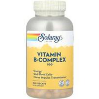Solaray, Vitamino B kompleksas 100, 250 daržovių kapsulių