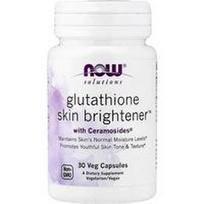 NOW Foods, Tirpalai, Glutatione Skin Brightener™, 30 daržovių kapsulių