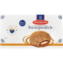 Daelmans, Stroopwafels, karamelės skonio, 24 vafliai po 39 g (1,38 uncijos)