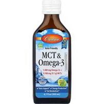 Carlson, MCT ir Omega-3, natūralios citrinos ir laimo sultys, 200 ml