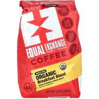 Equal Exchange, Ekologiška kava, pusryčių mišinys, visos pupelės, vidutinio ir prancūziško skrudinimo, 340 g