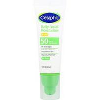 Cetaphil, Kasdienis veido drėkinamasis kremas, kremas nuo saulės, SPF 50, be kvapiųjų medžiagų, 1.7 fl oz (50 ml)