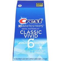 Crest, 3D Whitestrips™, Dantų balinimo rinkinys, Classic Vivid, 20 juostelių