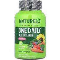 NATURELO, Vienas multivitaminas per dieną, moterims, 120 vegetariškų kapsulių