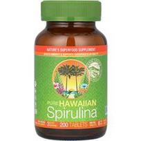 Nutrex Hawaii, Gryna Havajų spirulina®, 500 mg, 200 tablečių