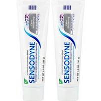 Sensodyne, Papildoma balinanti dantų pasta, dviguba pakuotė, 2 tūbelės, po 4 uncijas (113 g)