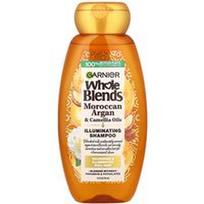 Garnier, Sveiki mišiniai, šviečiantis šampūnas, Maroko argano ir kamelijos aliejai, 12.5 fl oz (370 ml)