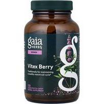 Gaia Herbs, Moterims, Vitex uogų skonio, 120 skystų fitokapsulių® (500 mg vienoje kapsulėje)