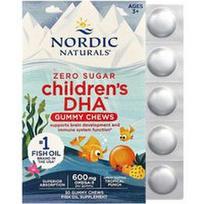 Nordic Naturals, Vaikams skirti DHA™ guminukai, nuo 3 metų, „Tropical Punch“, 30 guminukų (355 mg viename guminuke)