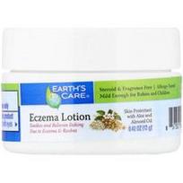 Earth's Care, Egzemos losjonas su alaviju ir migdolų aliejumi, 0.42 uncijos (12 g)