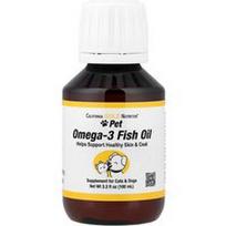 California Gold Nutrition, Augintinių omega-3 žuvų taukai katėms ir šunims, 100 ml