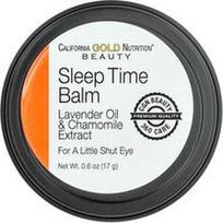 California Gold Nutrition, Grožis, miego balzamas, levandų ir ramunėlių, 17 g