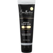 SheaMoisture, Afrikinis juodasis muilas, šveičiamasis veido prausiklis ir šveitiklis su tamarindo ekstraktu, 113 g