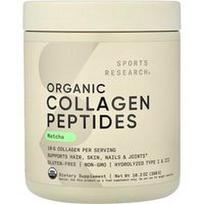 Sports Research, Kolageno peptidai, Matcha, 10.2 uncijos (288 g)