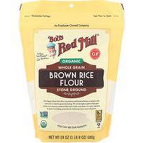Bob's Red Mill, Ekologiški rudųjų ryžių miltai, viso grūdo, 24 uncijos (680 g)