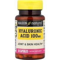 Mason Natural, Hialurono rūgštis, 100 mg, 30 kapsulių