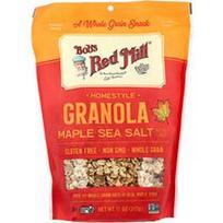 Bob's Red Mill, Namų stiliaus granola, klevo jūros druska, 11 oz (312 g)