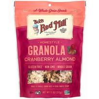 Bob's Red Mill, Namų stiliaus granola, spanguolių migdolai, 11 uncijos (312 g)