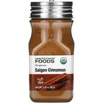 California Gold Nutrition, Maistas, ekologiškas Saigono cinamonas, 2.33 oz (66 g)