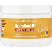 California Gold Nutrition, „HydrationUP®“, elektrolitų gėrimų mišinys su kalciu, kaliu, vitaminu C ir vitaminu E, citrusinių vaisių skonio, 227 g
