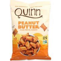 Quinn Snacks, Įdaryti riestainių gabalėliai su kreminiu žemės riešutų sviestu, 198 g