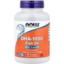 NOW Foods, DHA-1000 žuvų taukai, 90 minkštųjų gelių