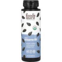 Foods Alive, Organinis juodųjų sezamų aliejus, 236 ml