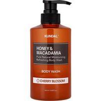 Kundal, Medus ir makadamija, kūno prausiklis, vyšnių žiedai, 16.9 fl oz (500 ml)