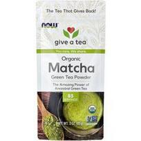 NOW Foods, Organinės žaliosios arbatos „Matcha“ milteliai, 85 g