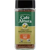 Cafe Altura, Tirpi ekologiška kava, vidutinio skrudinimo, liofilizuota, 3.53 uncijos (100 g)