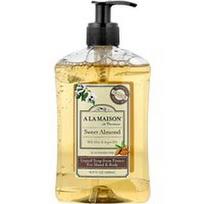 A La Maison de Provence, Skystas muilas rankoms ir kūnui, saldieji migdolai, 16.9 fl oz (500 ml)