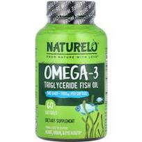 NATURELO, Omega-3 trigliceridų žuvų taukai, 1 100 mg, 60 minkštųjų gelių
