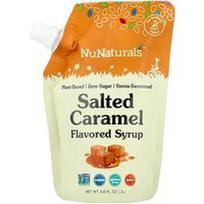 NuNaturals, Sūdytas karamelės skonio sirupas, 6.6 fl oz (0.2 l)