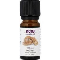 NOW Foods, Eteriniai aliejai, vetiverijos, 10 ml (1/3 fl oz)