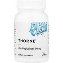 Thorne, Cinko bisglicinatas, 30 mg, 60 kapsulių
