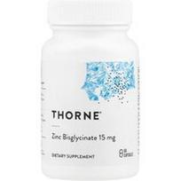 Thorne, Cinko bisglicinatas, 15 mg, 60 kapsulių