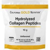California Gold Nutrition, Hidrolizuoti kolageno peptidai, I ir III tipai, be skonio, 460 g