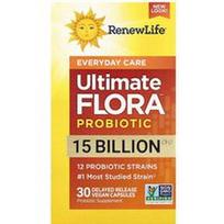 Renew Life, Ultimate Flora™ Probiotic, 30 uždelsto atpalaidavimo veganiškų kapsulių