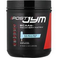 JYM Supplement Science, Post JYM®, BCAA + atkūrimo matrica, Blue Artic Freeze, 1,4 svaro (630 g)