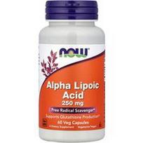 NOW Foods, Alfa lipoinė rūgštis, 250 mg, 60 daržovių kapsulių