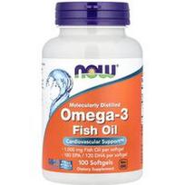 NOW Foods, Omega-3 žuvų taukai, 100 minkštųjų kapsulių